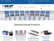 Tablet Screenshot of diamondground.com